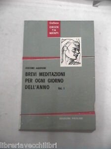 Brevi meditazioni per ogni giorno dell'anno – volume 1.