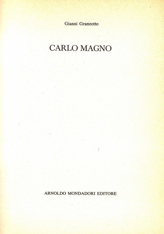 Carlo Magno.