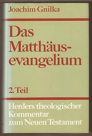 Das Matthauseevangelium vol. I/2.