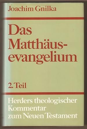 Das Matthauseevangelium vol. I/2. | Immagine principale