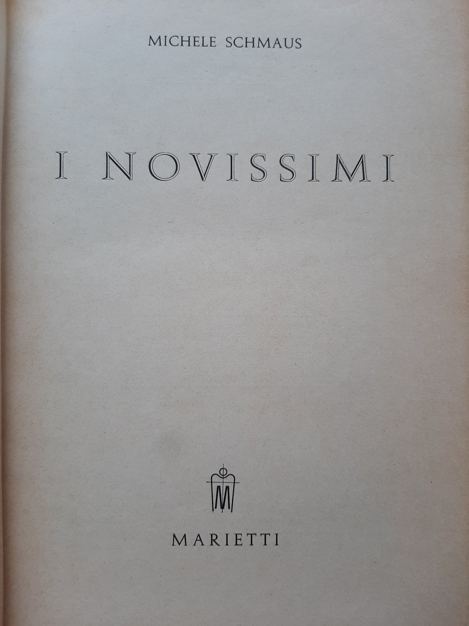 Dogmatica cattolica IV/2. I novissimi