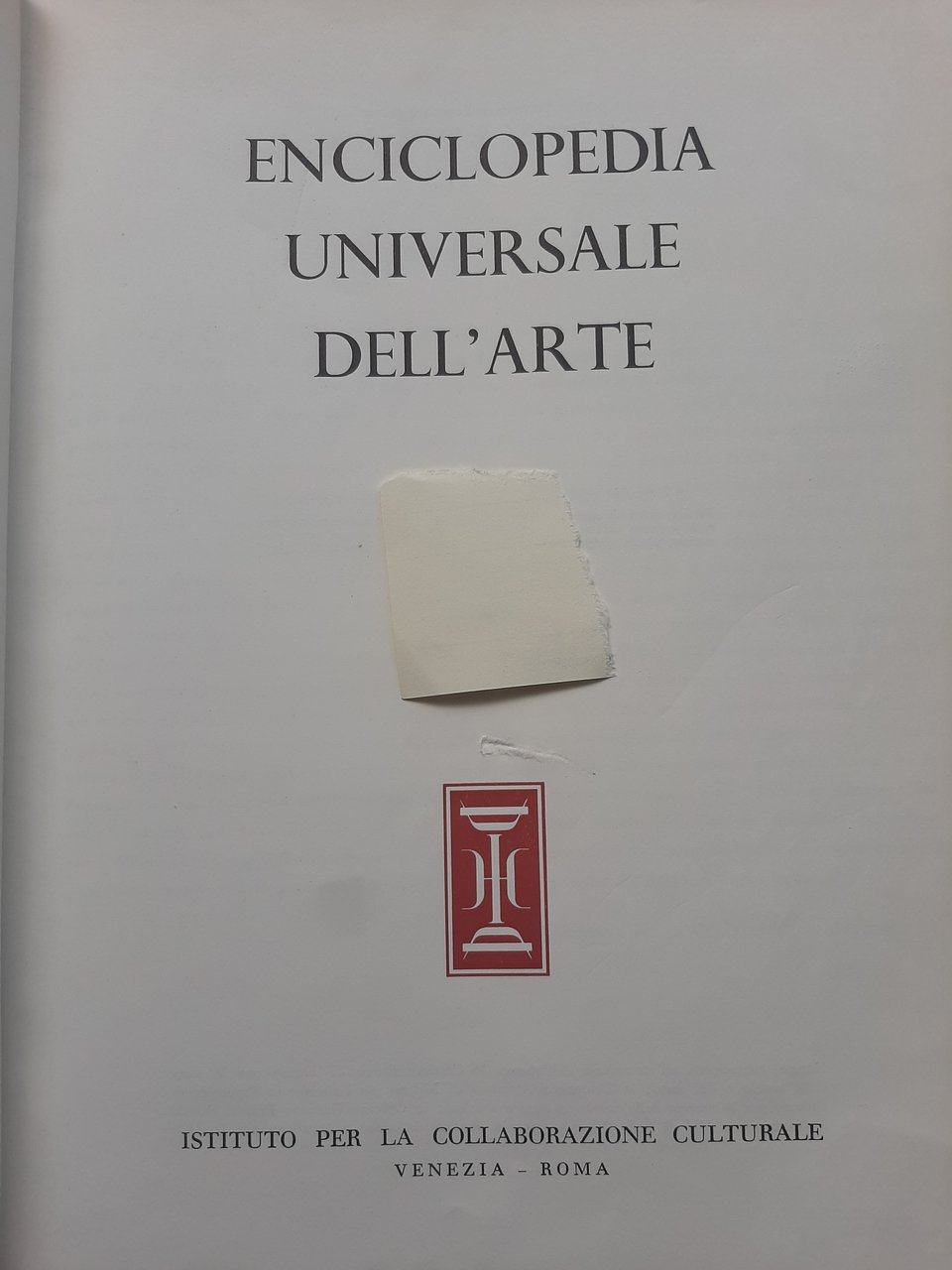 Enciclopedia universale dell'arte (in 15 volumi).