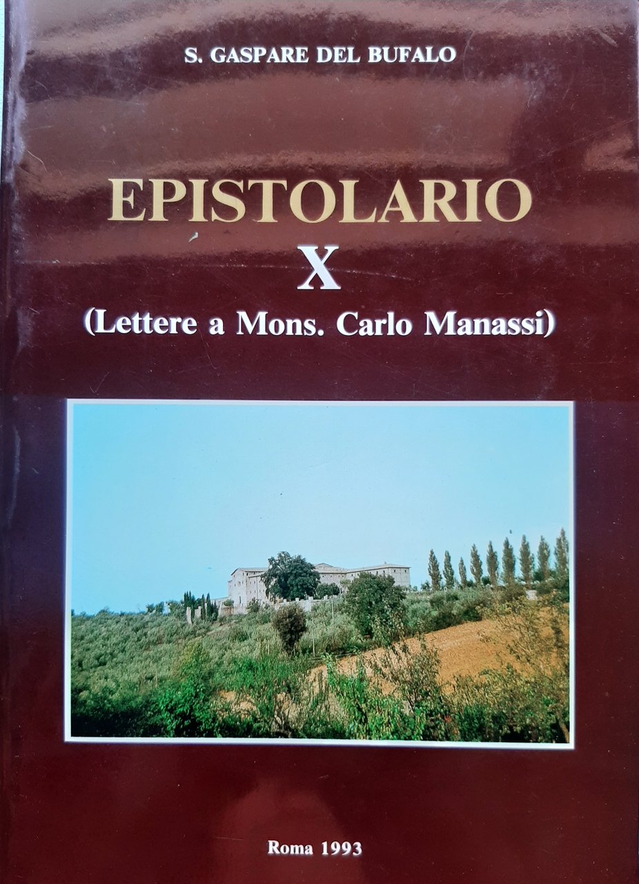 Epistolario 10. (Lettere a Mons. Carlo Manassi)