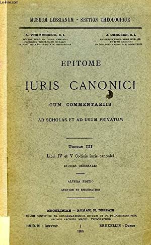 Epitome Iuris Canonici.