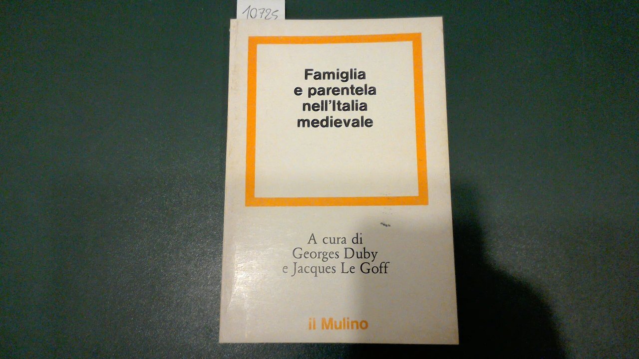 Famiglia e parentela nell'Italia medievale