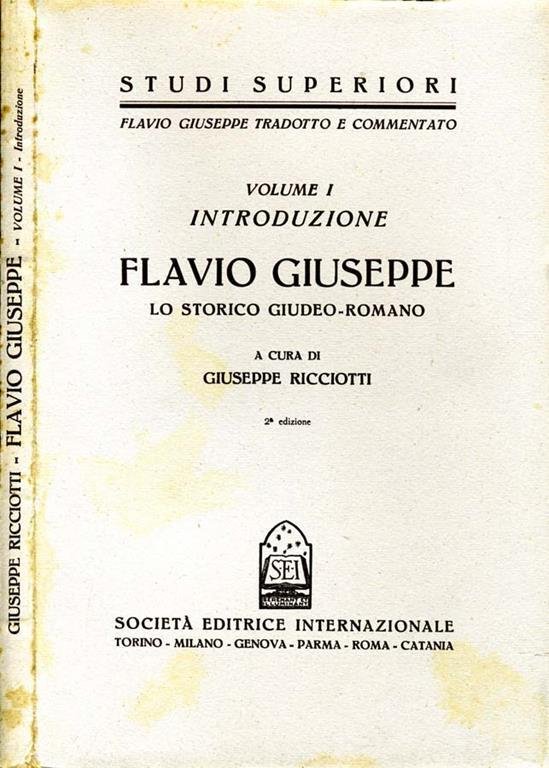 Flavio Giuseppe lo storico giudeo-romano 1.