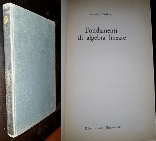 Fondamenti di algebra lineare. | Immagine Gallery 3