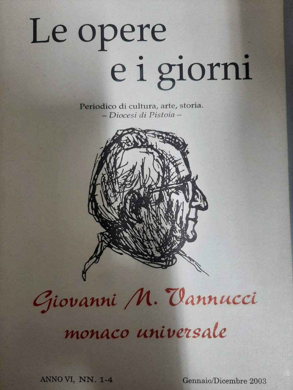 Giovanni M. Vannucci monaco universale. | Immagine principale