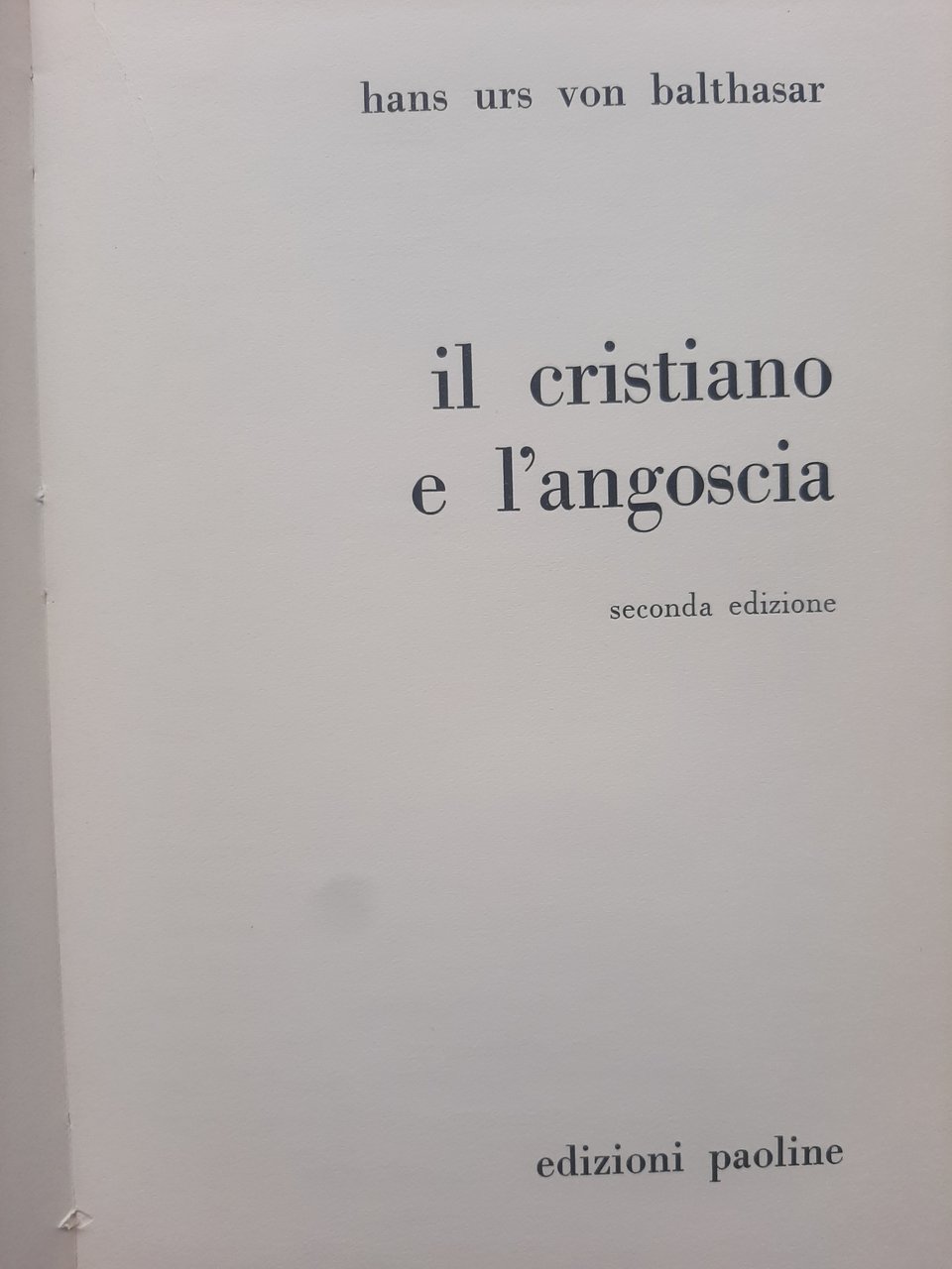 Il cristiano e l'angoscia | Immagine principale