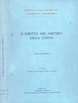 Il diritto nel mistero della Chiesa (vol. 1). Introduzione