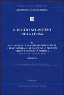 Il diritto nel mistero della Chiesa vol. 3.