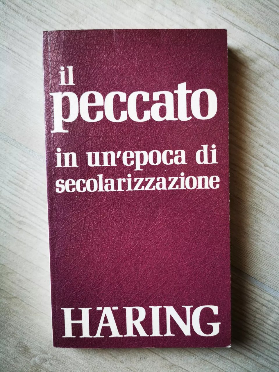Il peccato in un'epoca di secolarizzazione