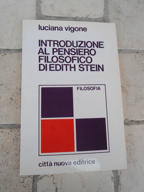 Introduzione al pensiero filosofico di Edith Stein.