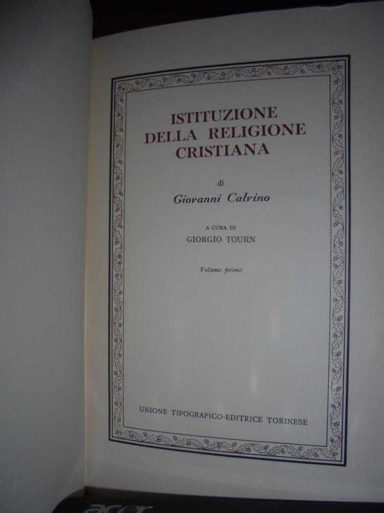 Istituzione della religione cristiana, volume secondo | Immagine principale