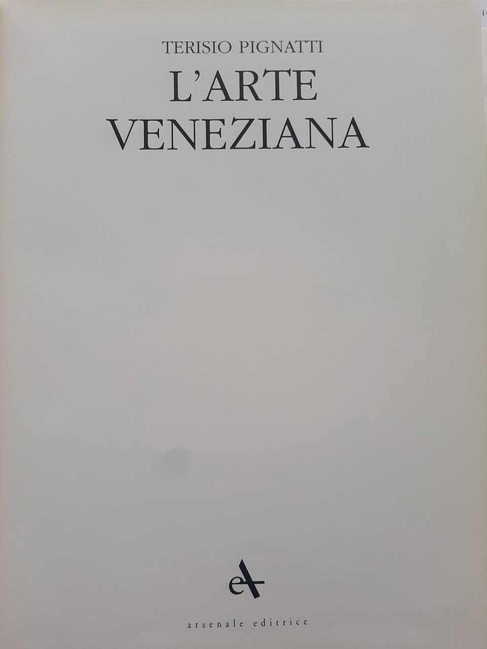L'arte veneziana