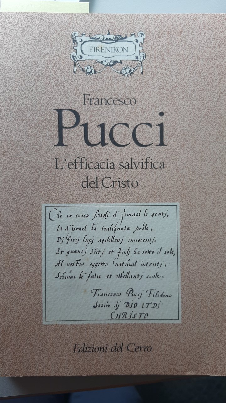 L'efficacia salvifica del Cristo