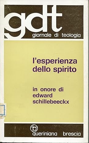 L'esperienza dello Spirito. In onore di Edward Schillebeeckx