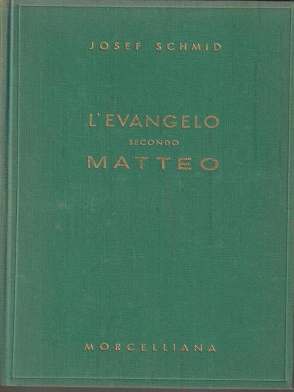 L'Evangelo secondo Matteo.