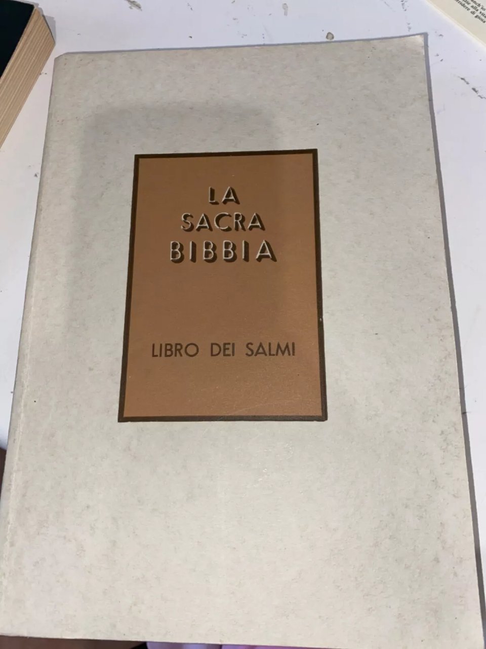 La Sacra Bibbia. Libro dei Salmi