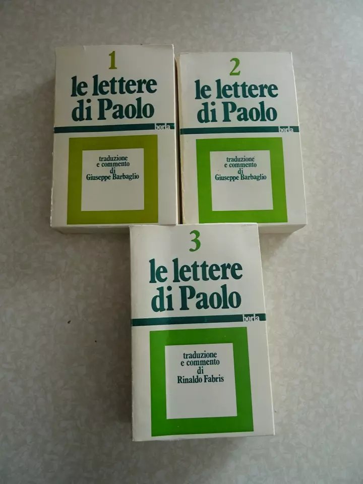 Le lettere di Paolo, 3 volumi