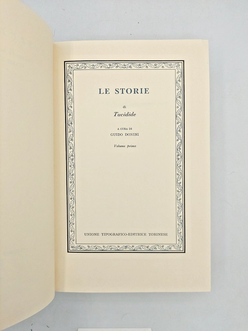 Le storie, volume primo | Immagine principale