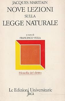 Nove lezioni sulla legge naturale.