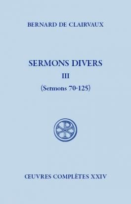 Sermons divers III (Sermons 70-125) - Sources Chrétiennes 545.