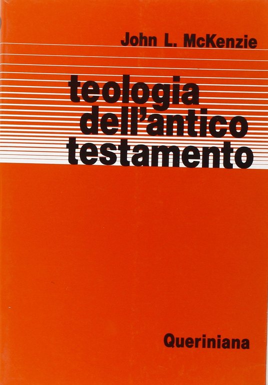 Teologia dell'antico testamento.