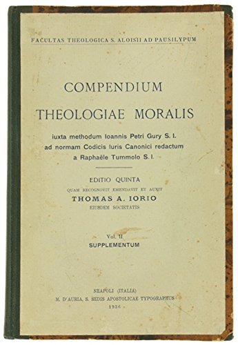 Theologia Moralis volume 2 : De praeceptis Decalogi et Ecclesiae …