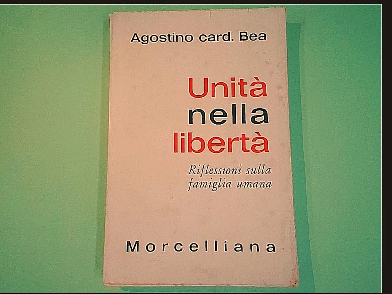 Unità nella libertà. Riflessioni sulla famiglia umana