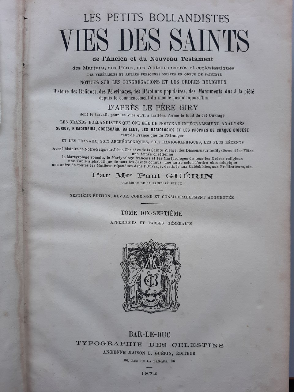 Vies des saints de l'Ancien et du Nouveau Testament des …