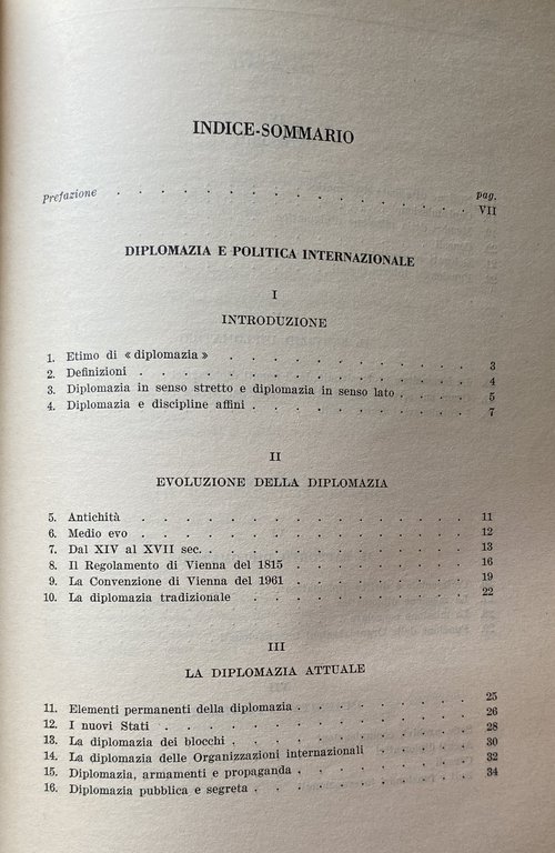 NOZIONI DI DIPLOMAZIA E DI DIRITTO DIPLOMATICO