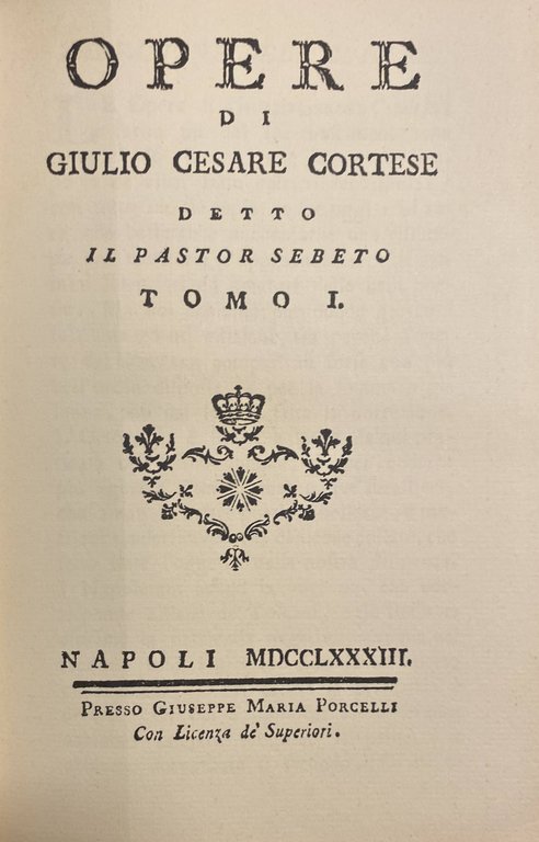 IL PORCELLI. COLLEZIONE DI TUTTI I POEMI IN LINGUA NAPOLETANA. …