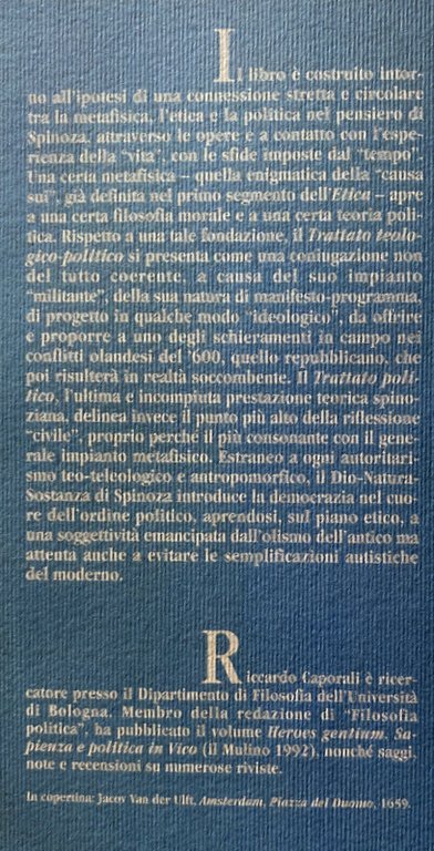 LA FABBRICA DELL'IMPERIUM: SAGGIO SU SPINOZA