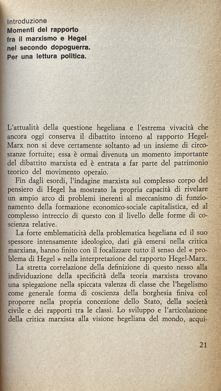 LOGICA E STATO IN HEGEL