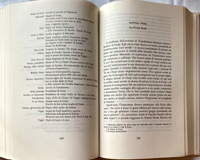 STORIA DI GENJI IL PRINCIPE SPLENDENTE. ROMANZO GIAPPONESE DELL'XI SECOLO. …