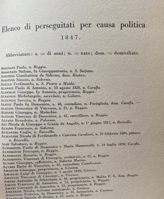 LOTTA E MARTIRIO DEL POPOLO CALABRESE (1847-1848) VOLUME 1: IL …