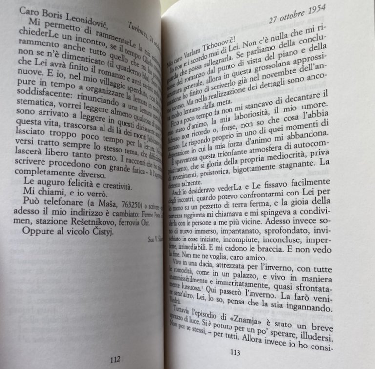 PAROLE SALVATE DALLE FIAMME. LETTERE 1952-1956. RICORDI DI V. SALAMOV