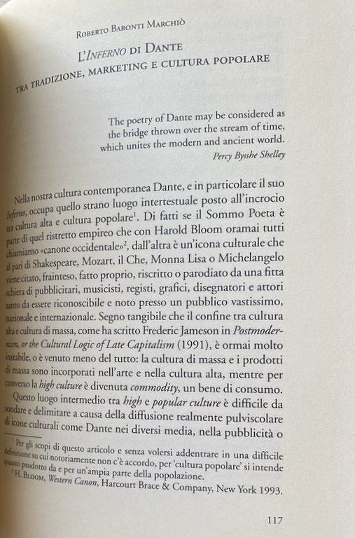 LA PAROLA DEL POETA. TRADIZIONE E 'RI-MEDIAZIONE' DELLA COMMEDIA DI …