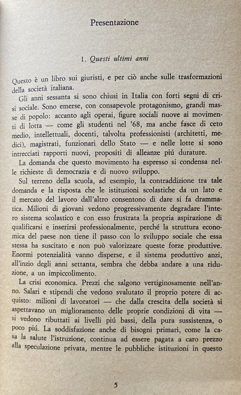 STATO E GIURISTI TRA CRISI E RIFORMA