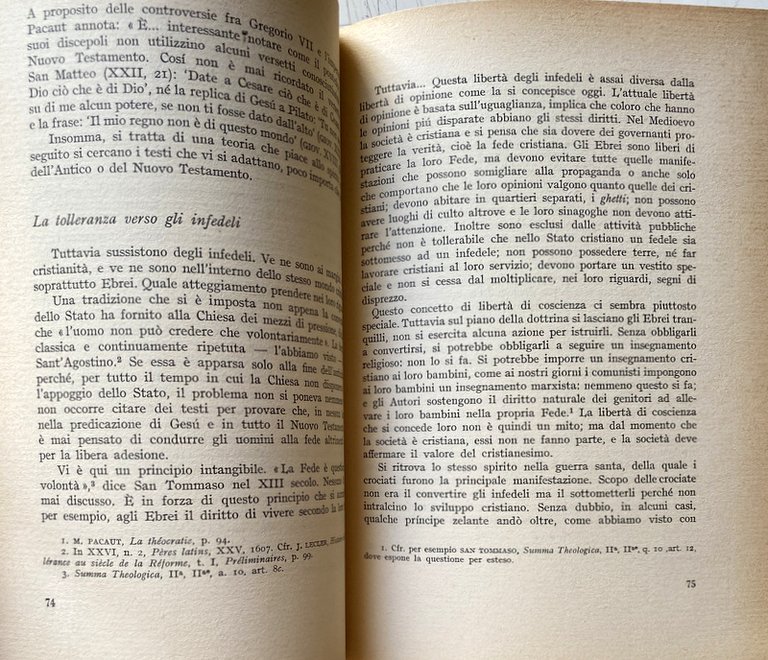 I CATTOLICI E LA LIBERTÀ DI OPINIONE