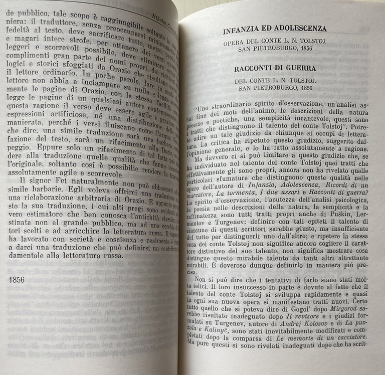 SAGGI CRITICI