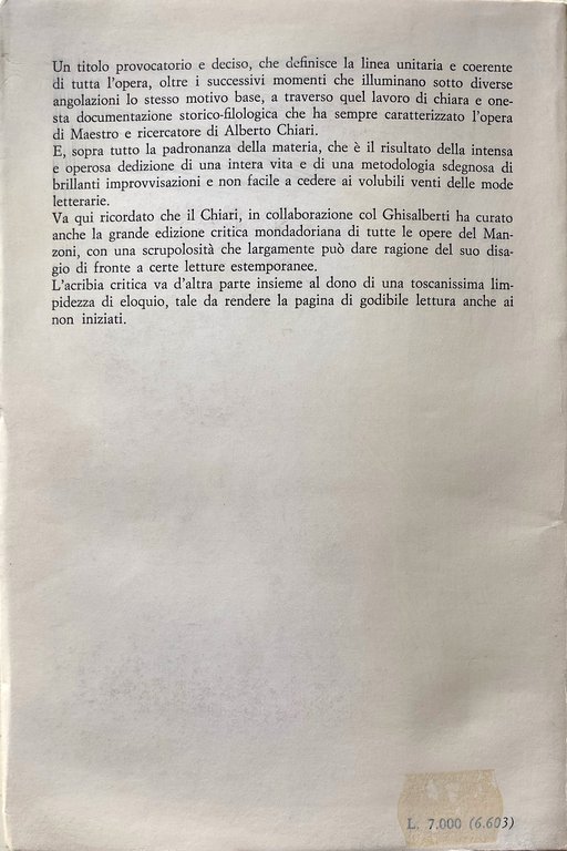 MANZONI IL CREDENTE | Immagine Gallery 13