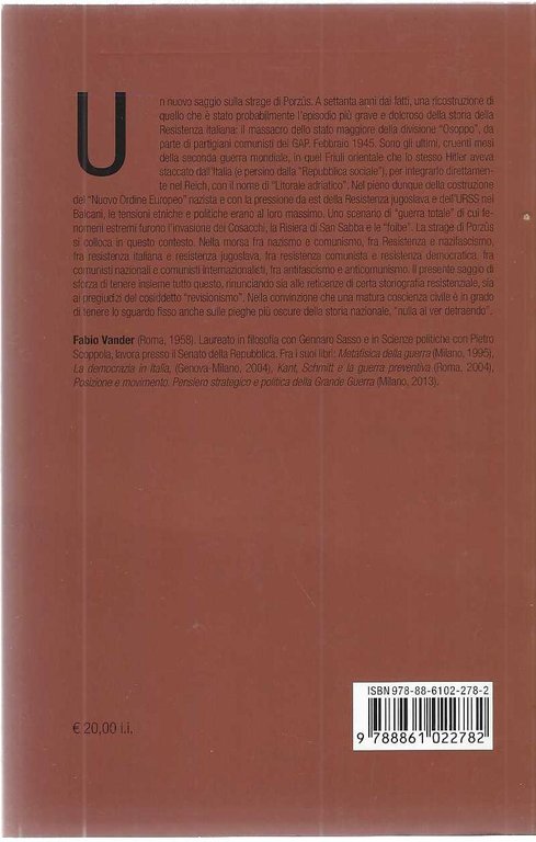 "Porzus" "Guerra totale e Resistenza nel Nord-Est"