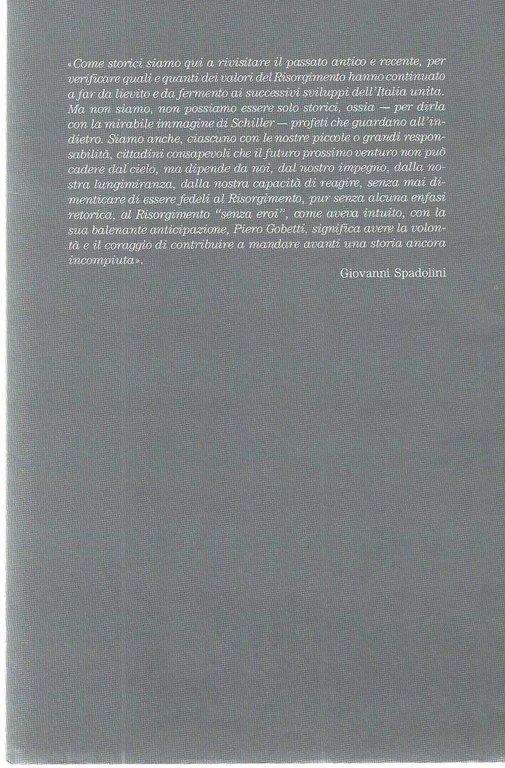 "Il mito del risorgimento nell'Italia unita"