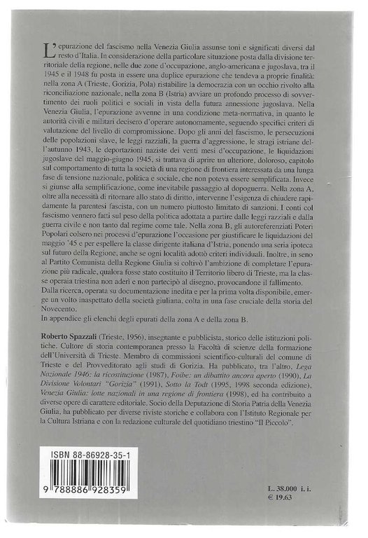 "Epurazione di frontiera" "1945-48 Le ambigue sanzioni contro il fascismo …