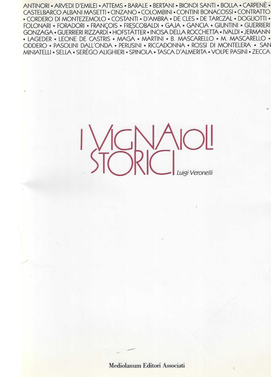 "I vignaioli storici"