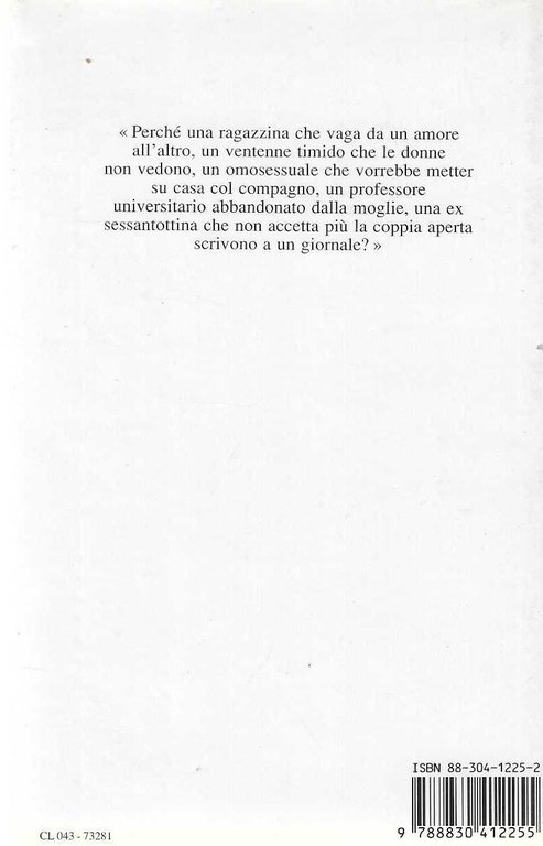 "Questioni di cuore" "Amori e sentimenti degli italiani all'ombra del …