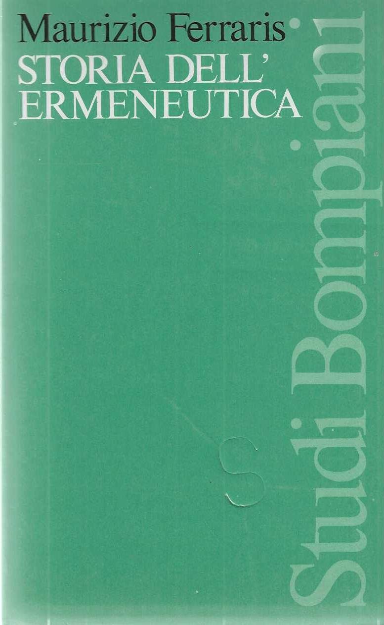 "Storia dell'ermeneutica"