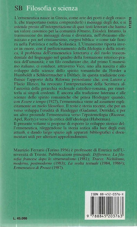 "Storia dell'ermeneutica"